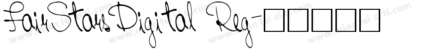 FairStarsDigital Reg字体转换